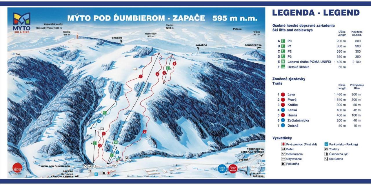 Apartment Anna Chopok, 1 110 M, Highest In Central Europe, On A Hiking Trail To Dumbier 데마노브스카돌리나 외부 사진